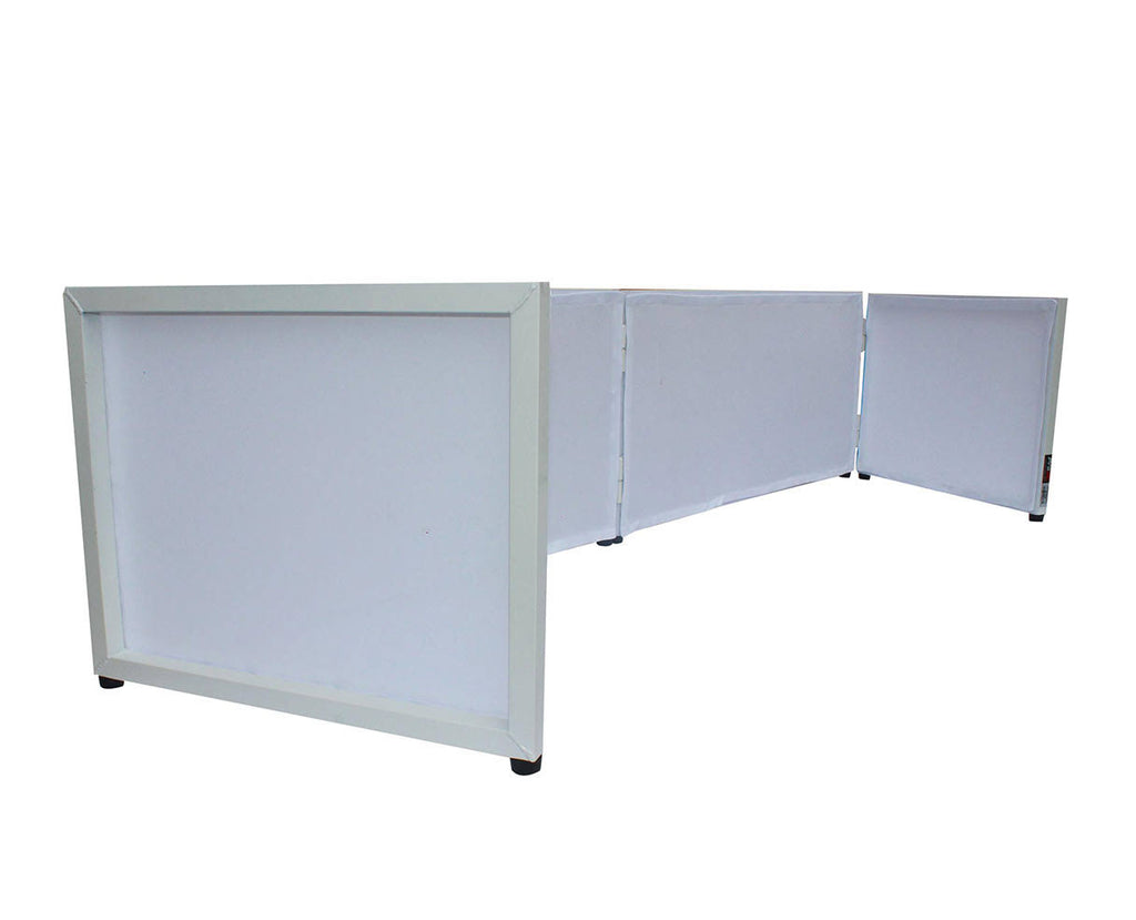 DJ Facade Wedding White Trim Black White Scrim 6ft A7