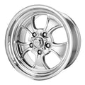 American Racing Hopster Two-Piece Polished 17x8 5x120.65 (6mm) Wheels, Silver