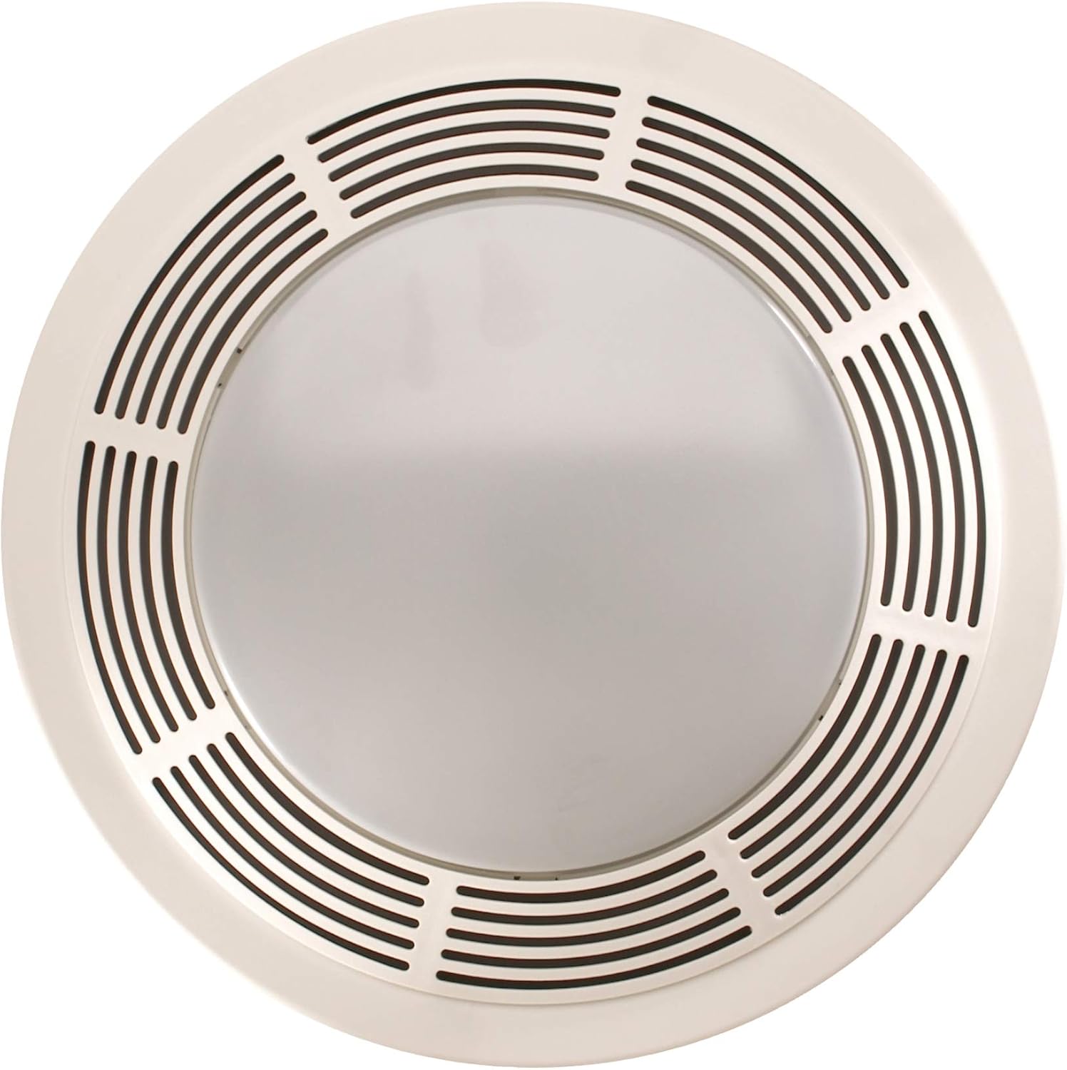 Broan-Nutone 8664RP Exhaust Fan and 100-Watt Incandescent Light with Glass Lens, Bathroom Ceiling Ventilation Fan, 100-Watts, 100 CFM