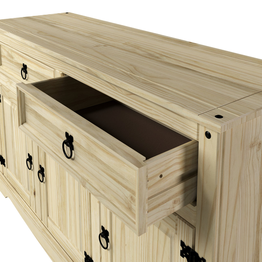 Wood Buffet Sideboard Barewood A7