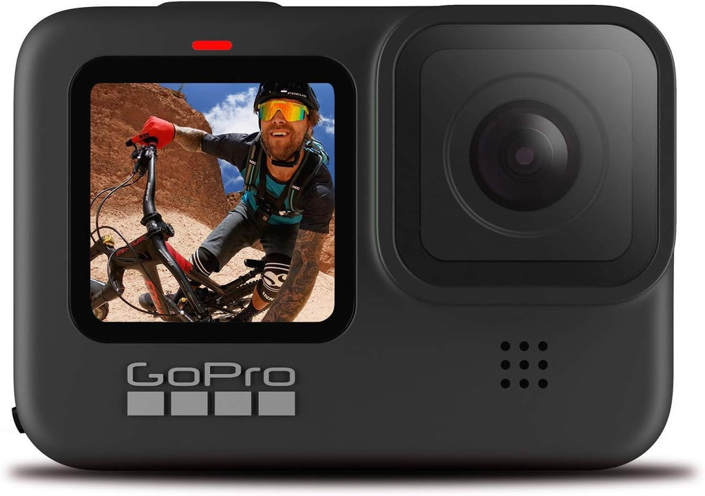 Action Camera Bundle with Hand Grip, SD Cards, Batteries & Case 5K Video 20MP Photos q7