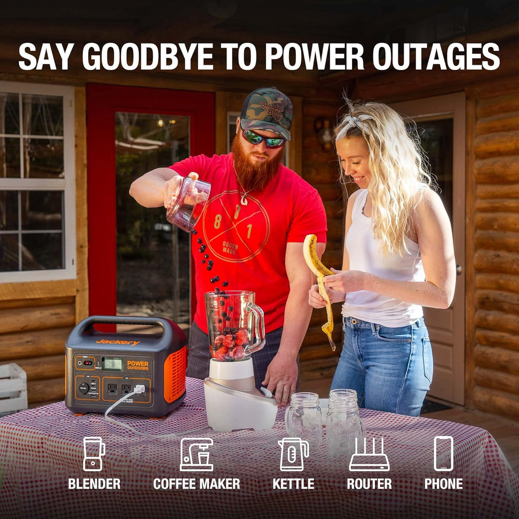 Portable Power Station 1002Wh Solar Generator 3 AC Outlets k7