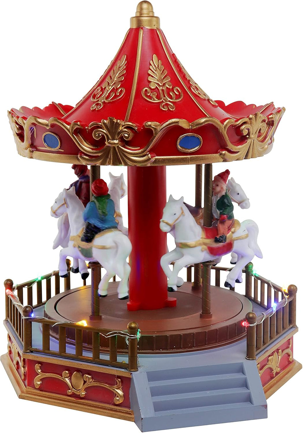Christmas Carnival Animated Musical Village Decor k7