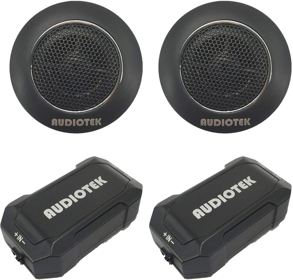 6.5" 2-Way Car Audio Component Speaker System with Woofers Tweeters & Crossovers x2 a7