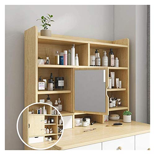 Makeup Vanity Table with Flip Mirror and Drawers White 7k
