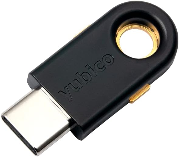 YubiKey 5C NFC Two Factor Authentication Security Key USB-C k7