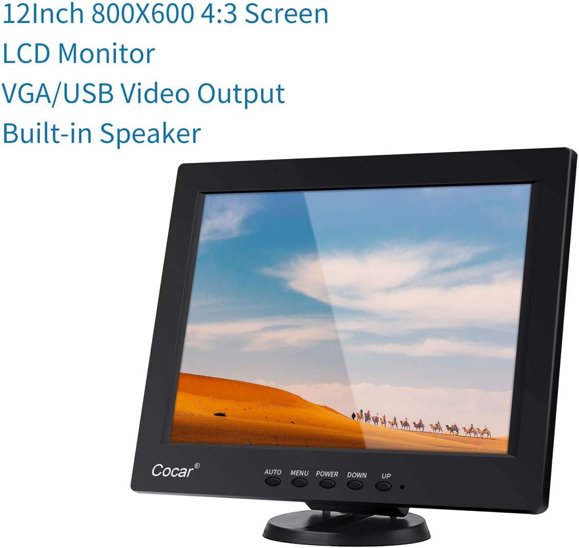 Touchscreen Monitor 12 Inch POS Display VGA USB q7