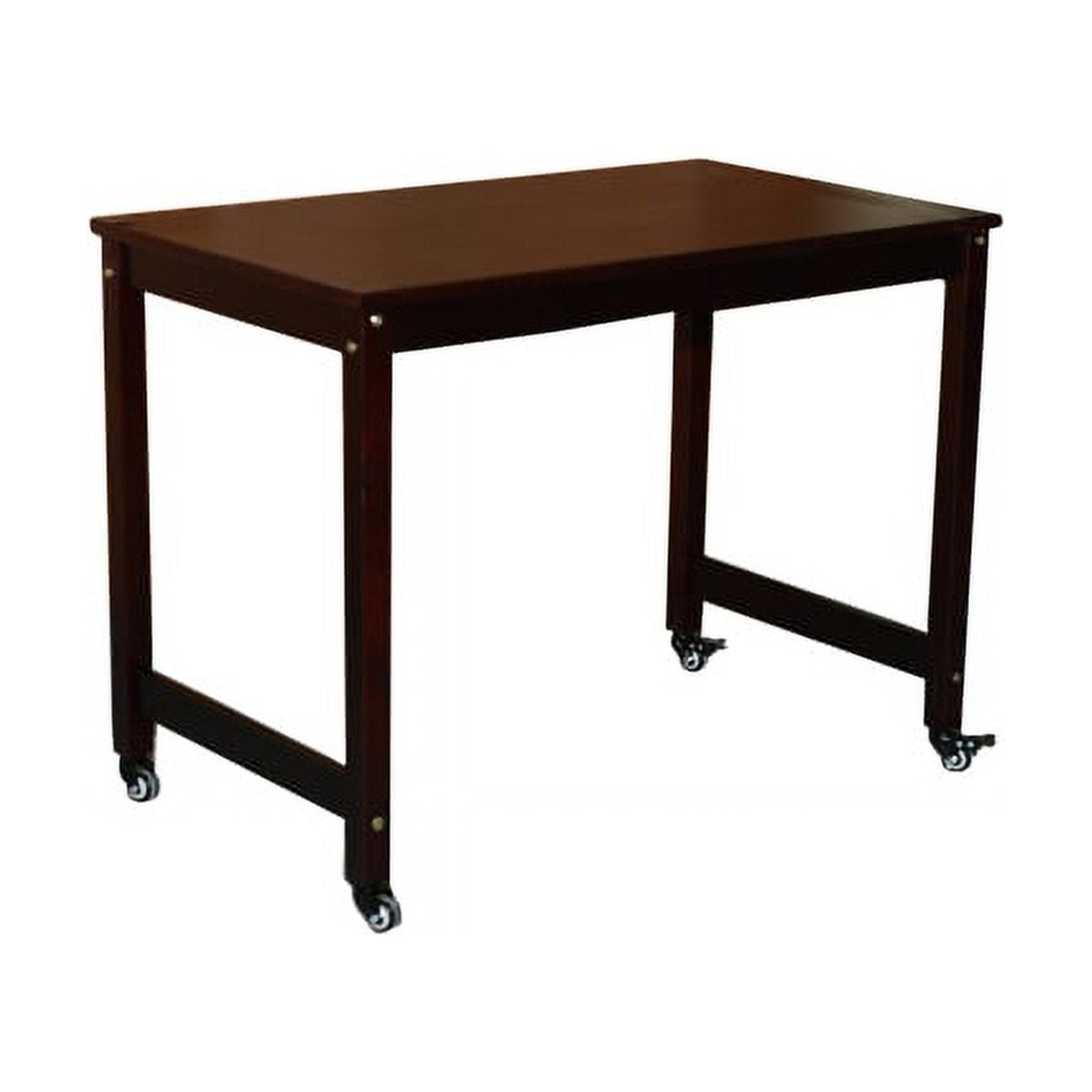 Junior Loft Bed with Desk and Bookcase Espresso k7