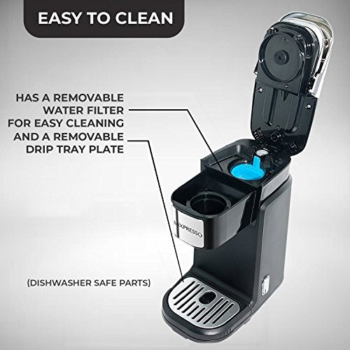 Coffee Maker Single Serve Programmable Black 7k