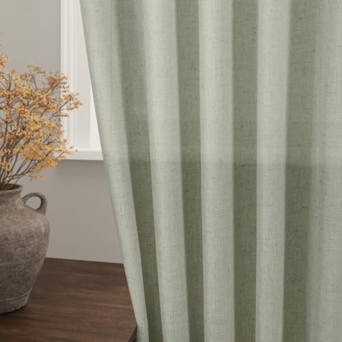 Beige Cafe Tier Curtains 36 Inch Semi Sheer Light Filtering 2 Panels a7