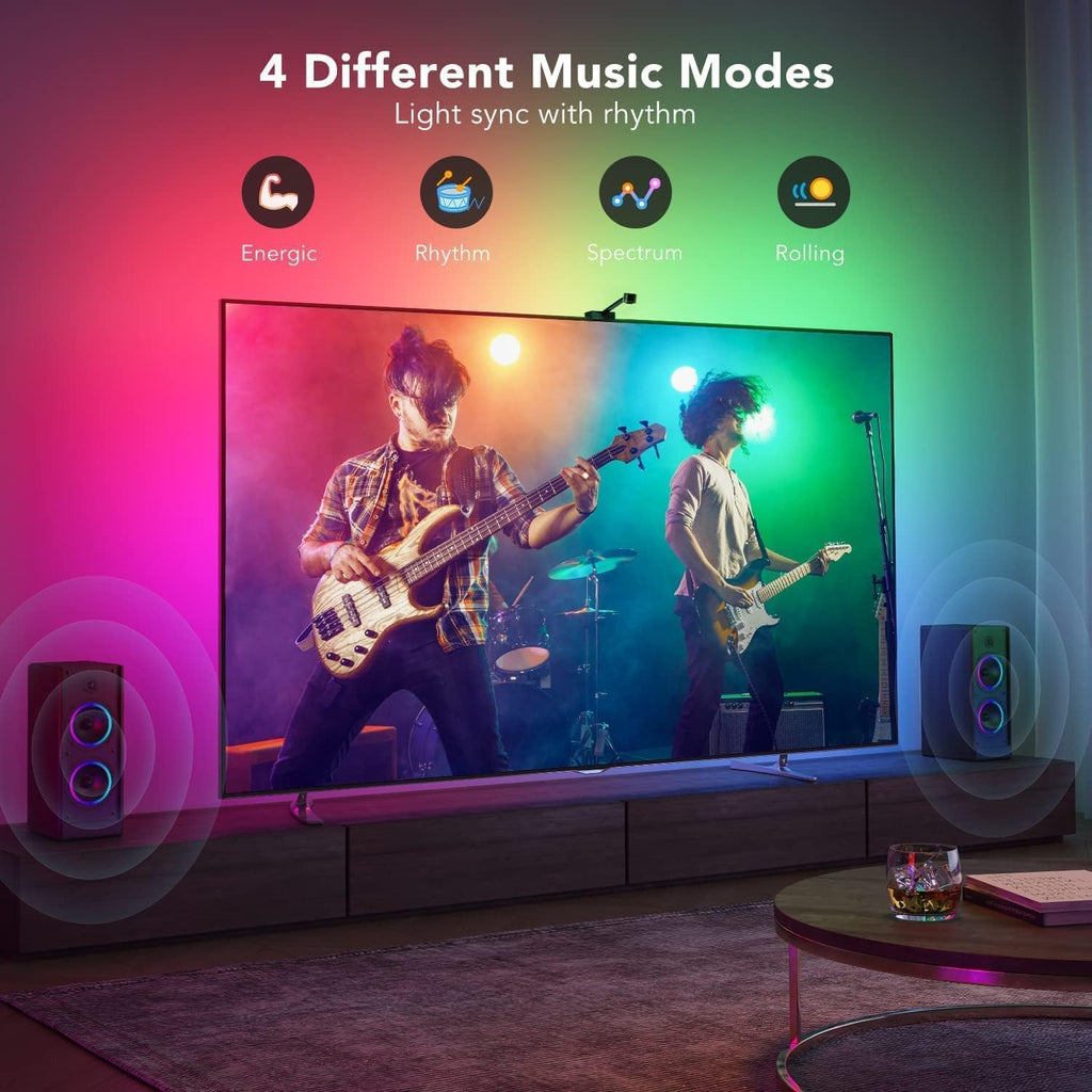 TV LED Backlight with Camera, RGBIC Wi-Fi, 55-65 inch, App Control A7k