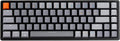 Keychron K6 68-Key Wireless Bluetooth/USB Wired Gaming Mechanical Keyboard, Compact 65% Layout RGB LED Backlit N-Key Rollover Aluminum Frame for Mac Windows, Gateron G Pro Red Switch