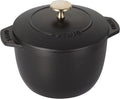 Staub Cast Iron 1.5-qt Petite French Oven - Matte Black, Made in France