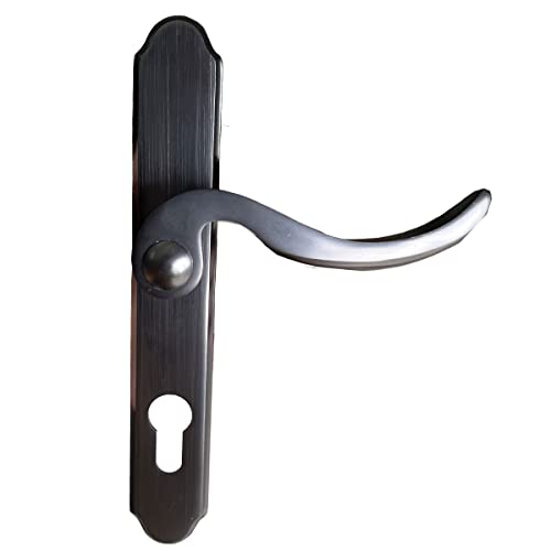 Solid Brass Lever Handle Set for Storm Doors, Mortise Lock A7k