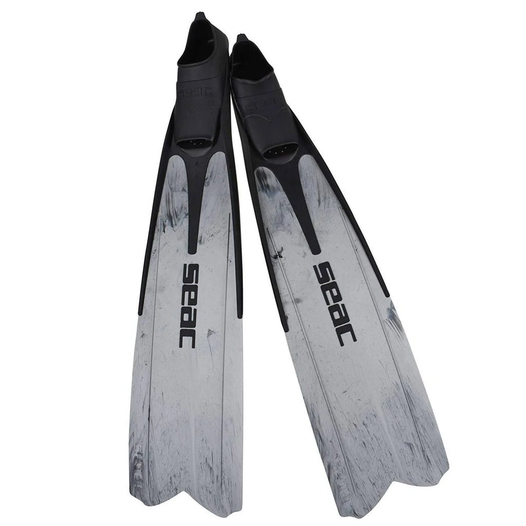 Freediving Spearfishing Fins Grey Camo 39/40 k7