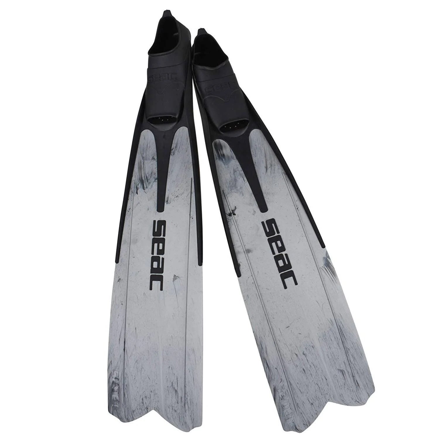 Freediving Spearfishing Fins Grey Camo 39/40 k7