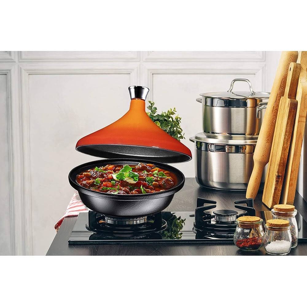 Enameled Cast Iron Tagine Pot 4 Quart A7