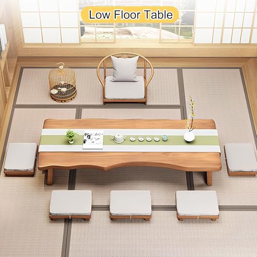 Japanese Floor Table Solid Wood Low Coffee Table a7