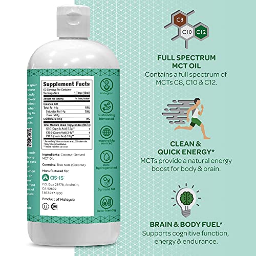 Full Spectrum MCT Oil Unflavored 32 fl oz k7