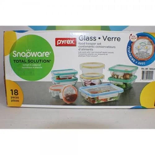 Glass Food Storage Set 18 Count A7