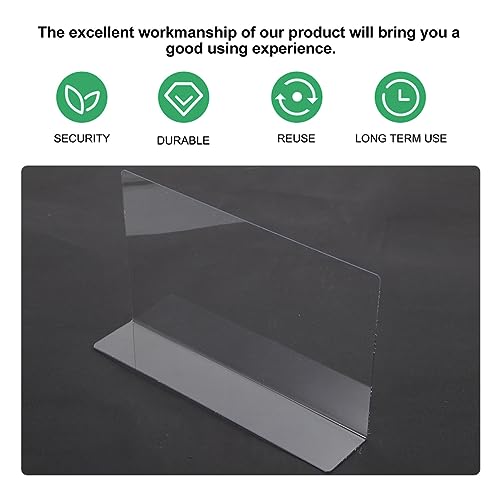 8 Pcs Clear Acrylic Closet Shelf Organizer Dividers k7