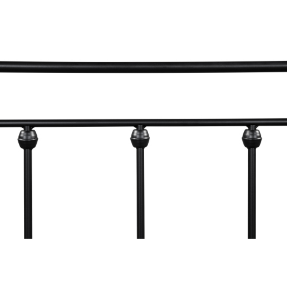 Daybed with Trundle Black Metal k7