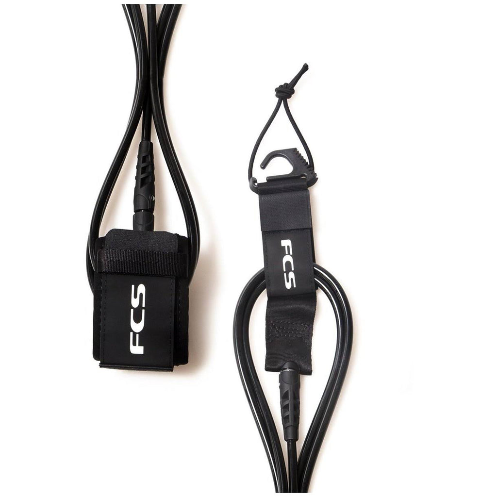 Longboard Leash Black 9ft Calf k7