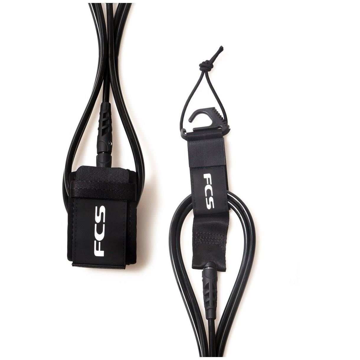 Longboard Leash Black 9ft Calf k7