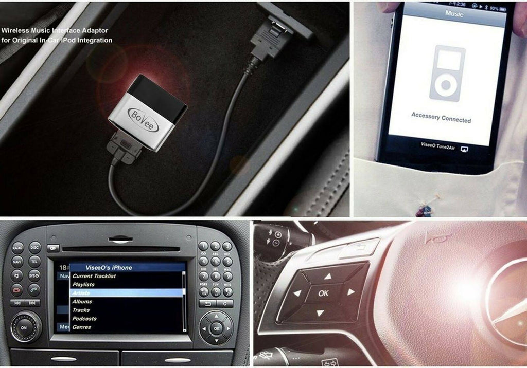 Wireless Bluetooth Music Adapter for Car iPod A7k