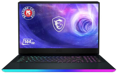 MSI Raider GE76 Gaming Laptop (Intel i7-12700H 14-Core, 32GB DDR5 4800MHz RAM, 1TB PCIe SSD, GeForce RTX 3060, 17.3" 144 Hz Full HD (1920x1080), Wifi, Win 11 Home) Refurbished (Renewed)