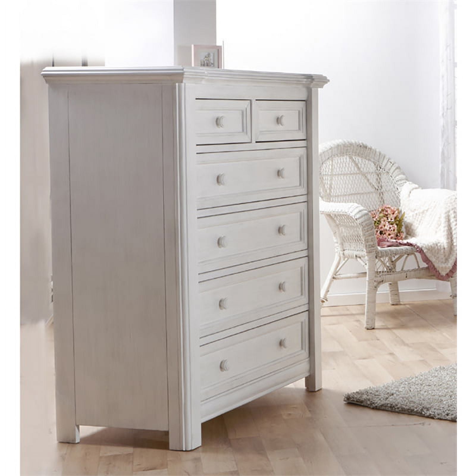 Crib and Double Dresser 3-Piece Set k7