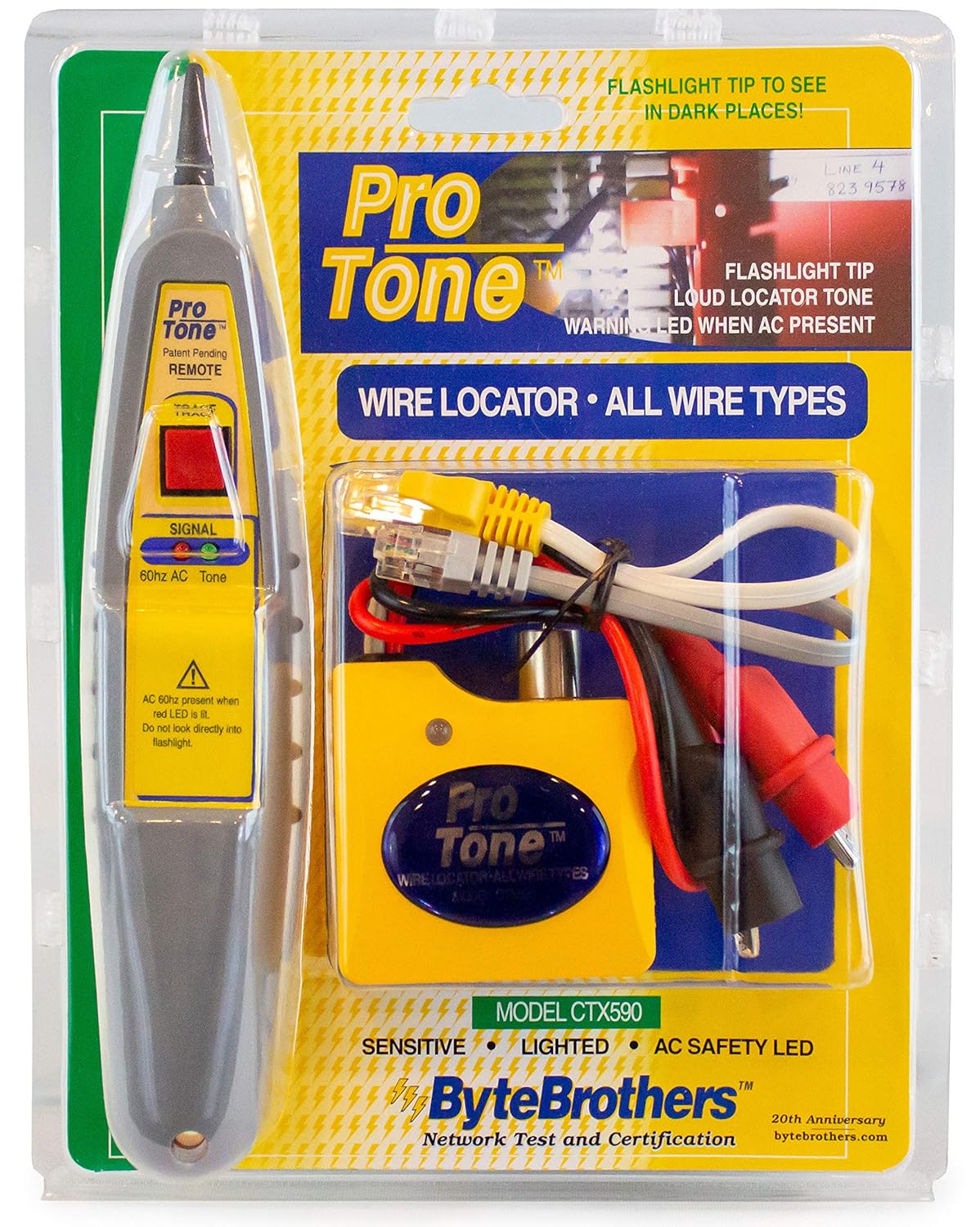 Tone and Probe Wire Trace Cable Test Kit r7K