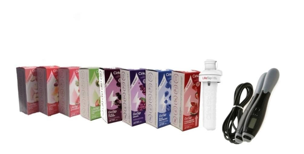 Jump rope included with Cirkul 8 Flavor Variety Pack With Electrolytes, Vitamins, No Sugar, Hydrate & Energy