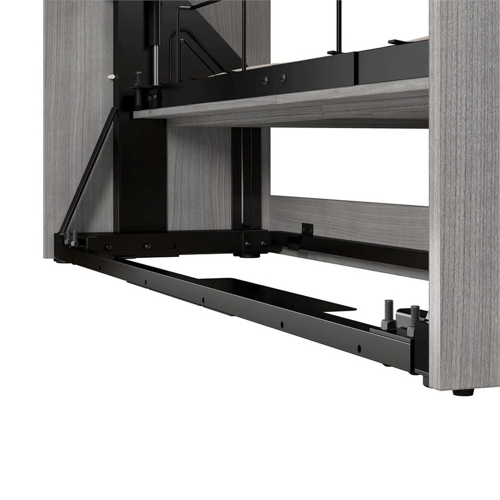Queen Murphy Bed with Sofa Organizer Gray k7