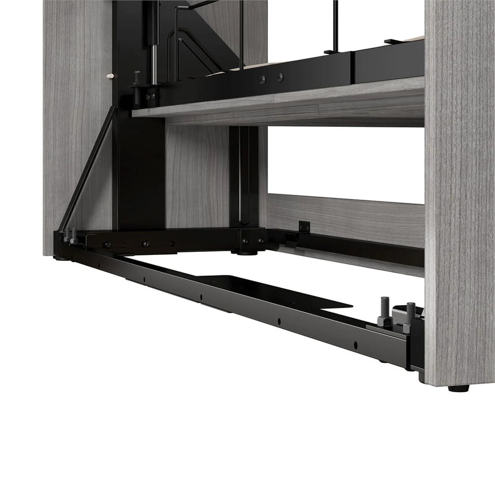 Queen Murphy Bed with Sofa Organizer Gray k7