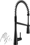 Moen 5925EWBL Sleek Single-Handle High Arc Pulldown Kitchen Faucet, Matte Black