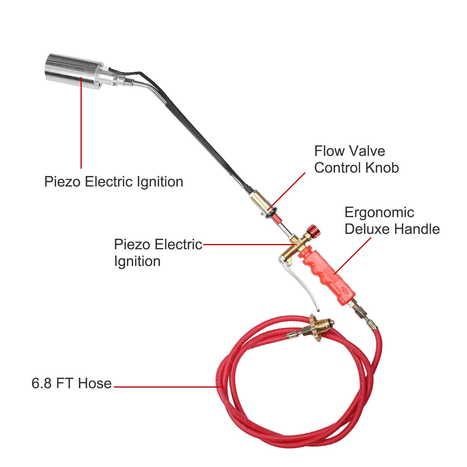 Portable Propane Torch Weed Burner Snow Melter A7