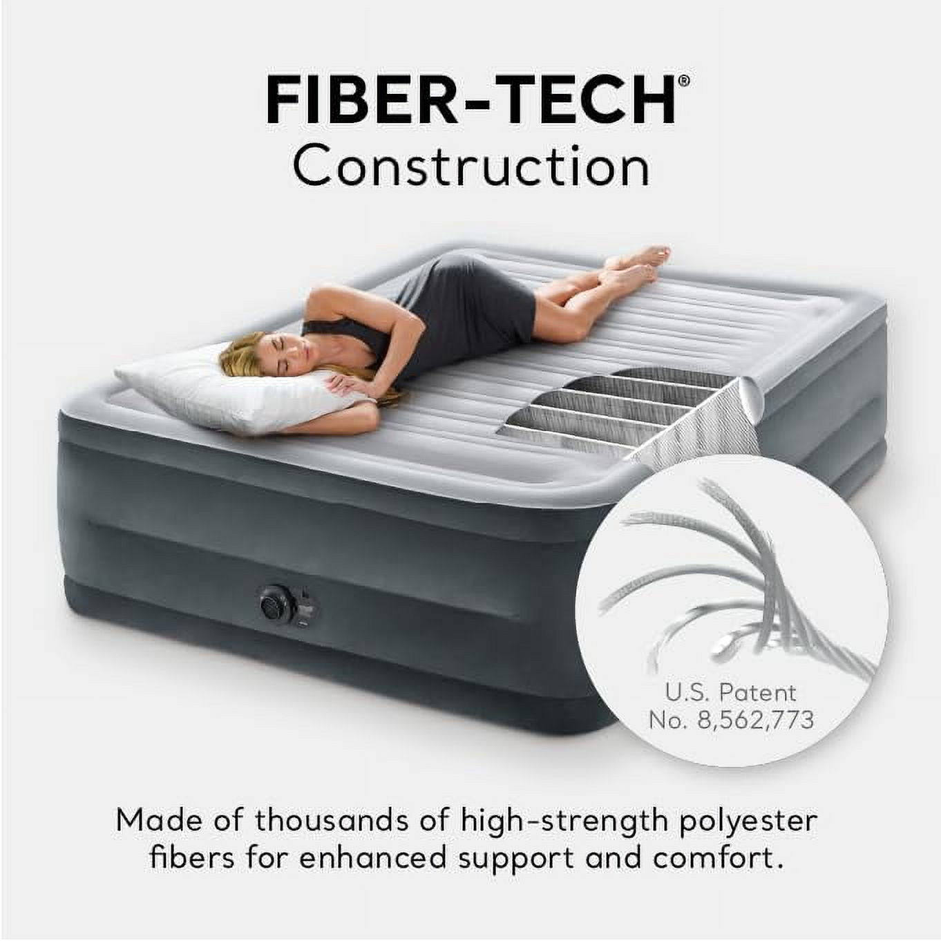 Air Mattress Queen with Built-in Electric Pump 22in Height a7