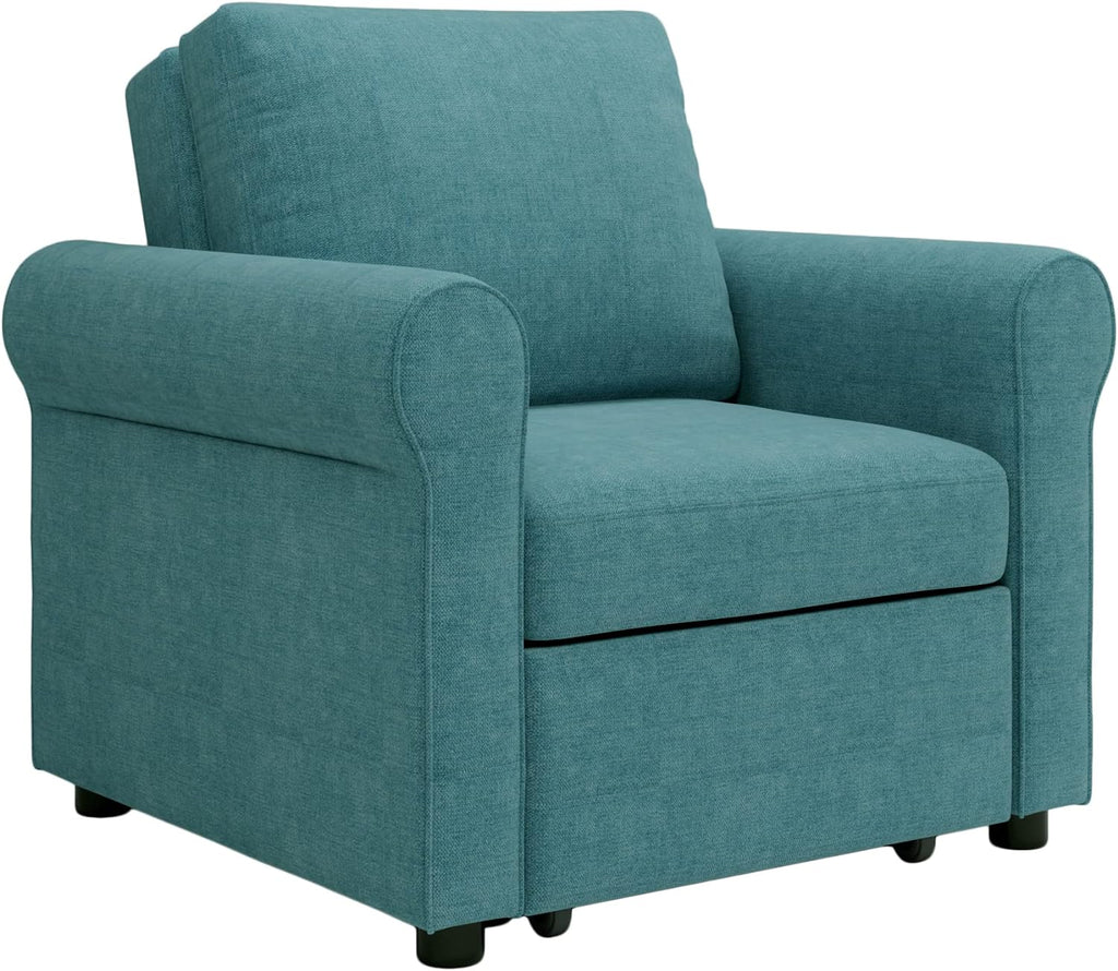 Sleeper Chair Convertible Sofa Bed, Teal K7