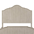 Farmhouse Reimagined White King Panel Headboard Engineered Wood