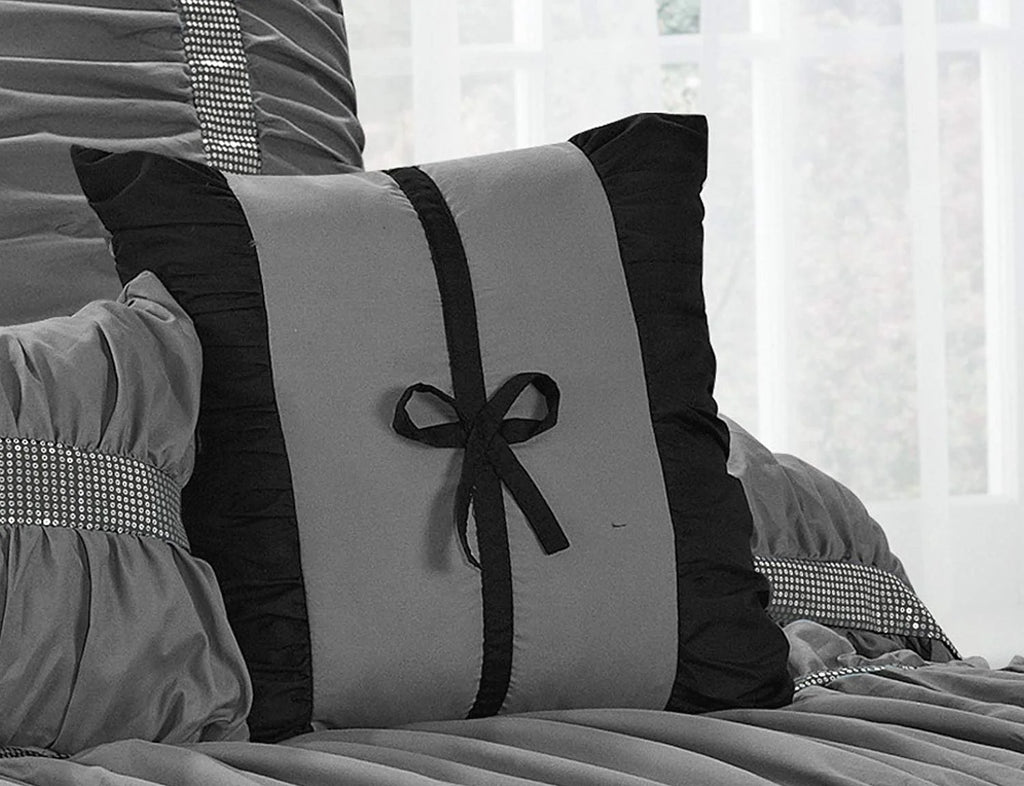 Comforter Set Queen 7 Piece with Shams & Bed Skirt a7