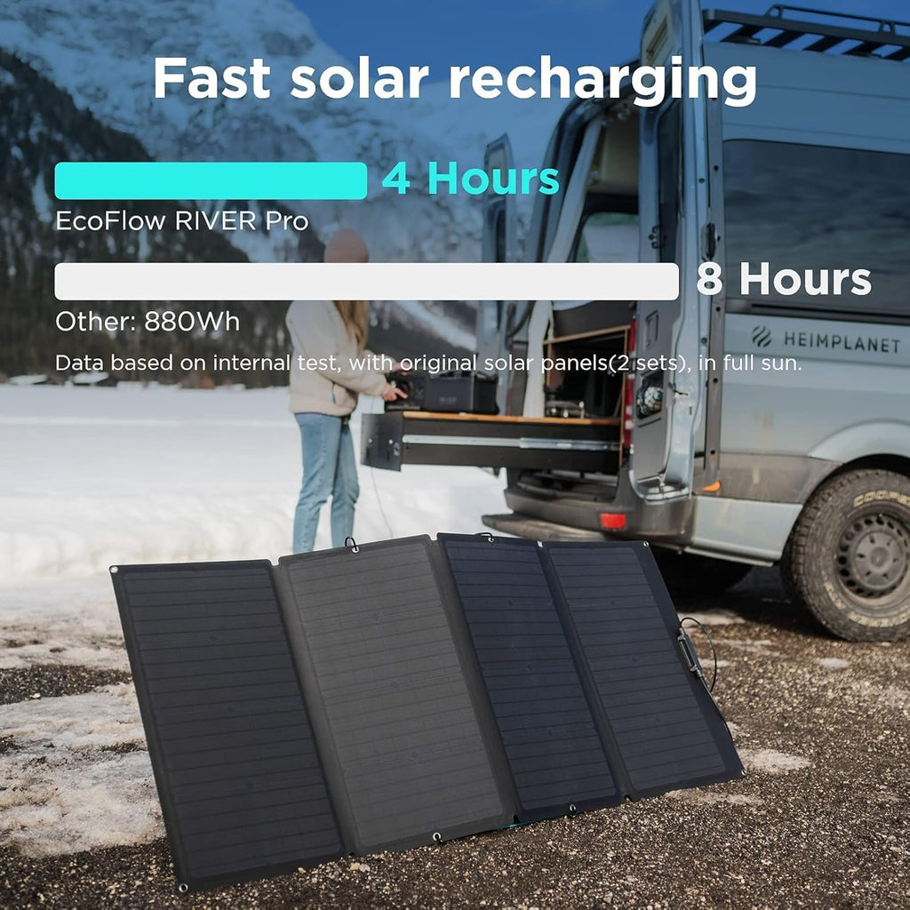 Portable Power Station 720Wh, Camping RV Off-Grid k7
