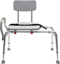 ComfortSlide Bathtub Transfer Bench and Sliding Shower Chair (70211). Multiple Safety Features, Tool-Less Asse Multiple Safety Features, Tool-Less Assembly, Height Adjustable and High Weight Capacity.