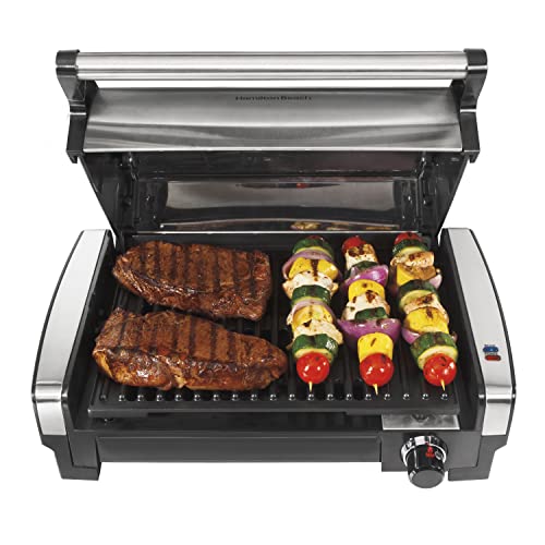 Indoor Searing Grill with Temperature Control & Portable Blender with Travel Cup 7k