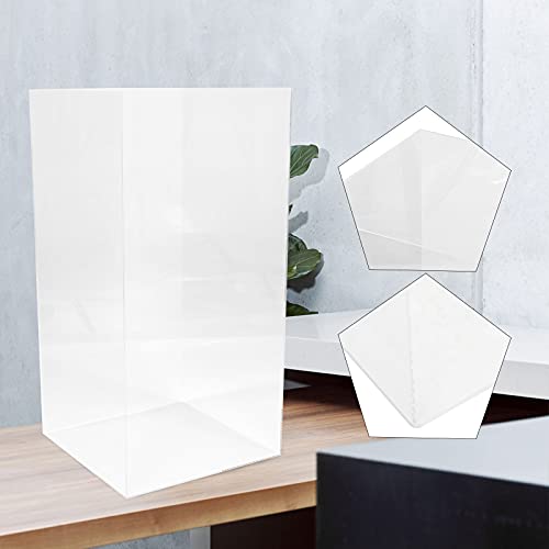Acrylic Display Case 3-Layer Bakery Pastry Cabinet for Donut Cookie Retail Counter 18.7x14.8x8.5in A7