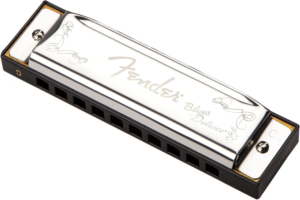 Harmonica Key of C & Steel Guitar Slide Medium 7k