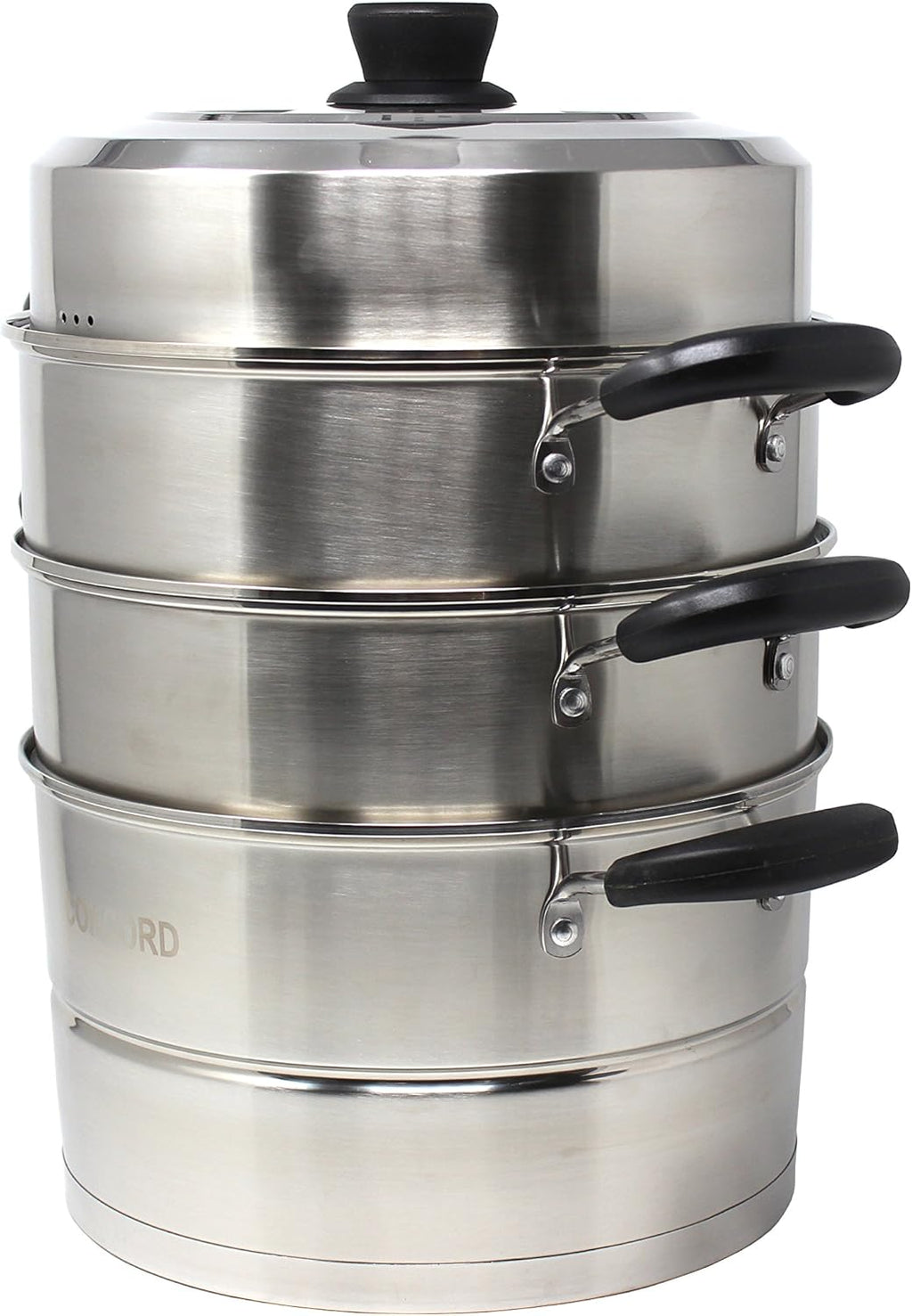 Stainless Steel 3 Tier Steamer Set 28cm A7