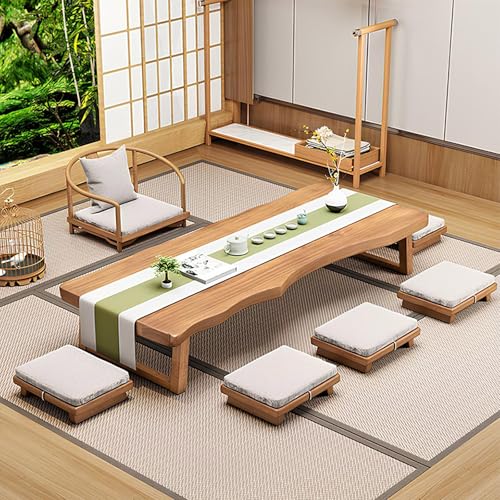 Japanese Floor Table Solid Wood Low Coffee Table a7