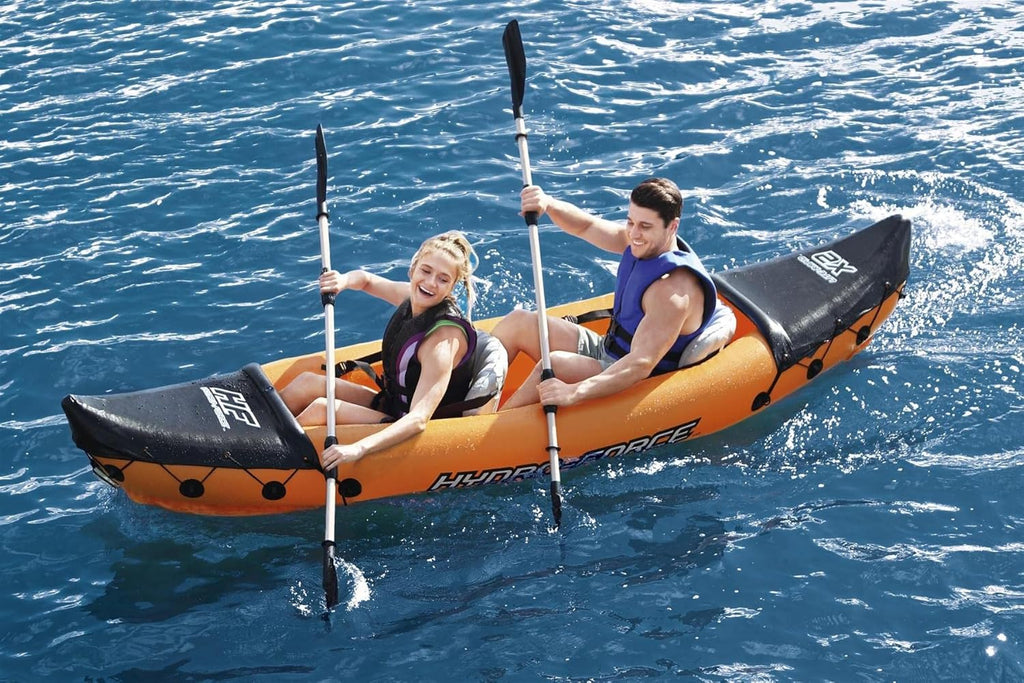 Inflatable Kayak 2 Person with Pump Paddles a7