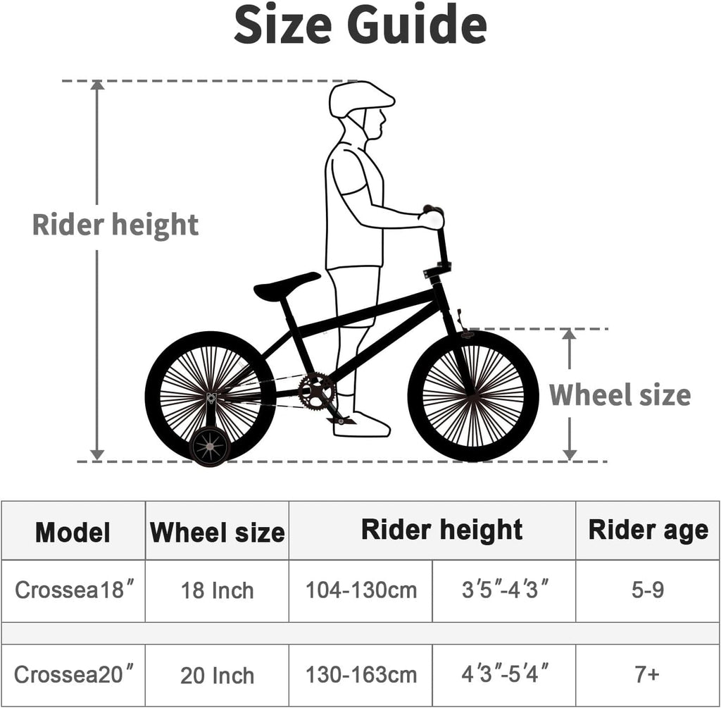 BMX Bike 20 Inch for Kids Beginners k7